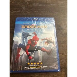 Spider-Man Homecoming Blu-ray DVD Digital Marvel Studios New Sealed Tom Holland